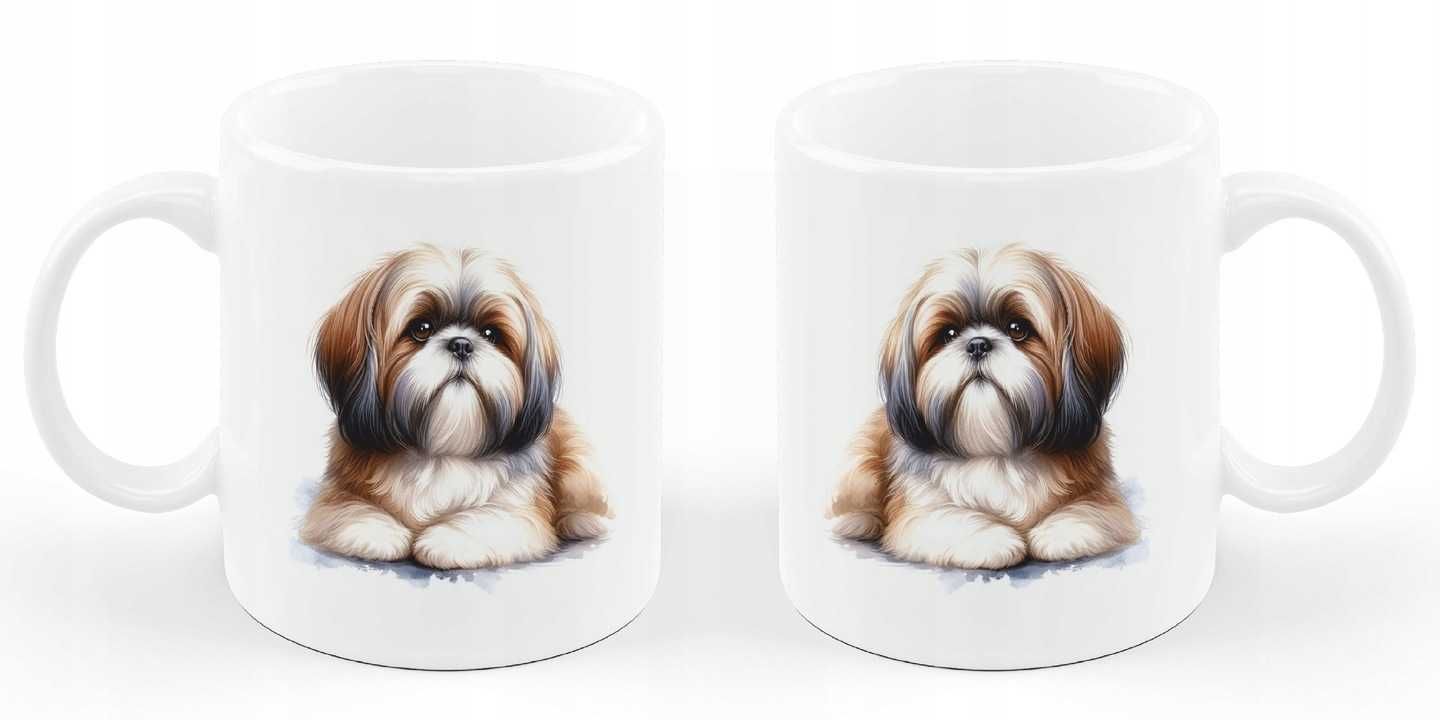 Kubek Pies Shih Tzu ceramika 330 ml
