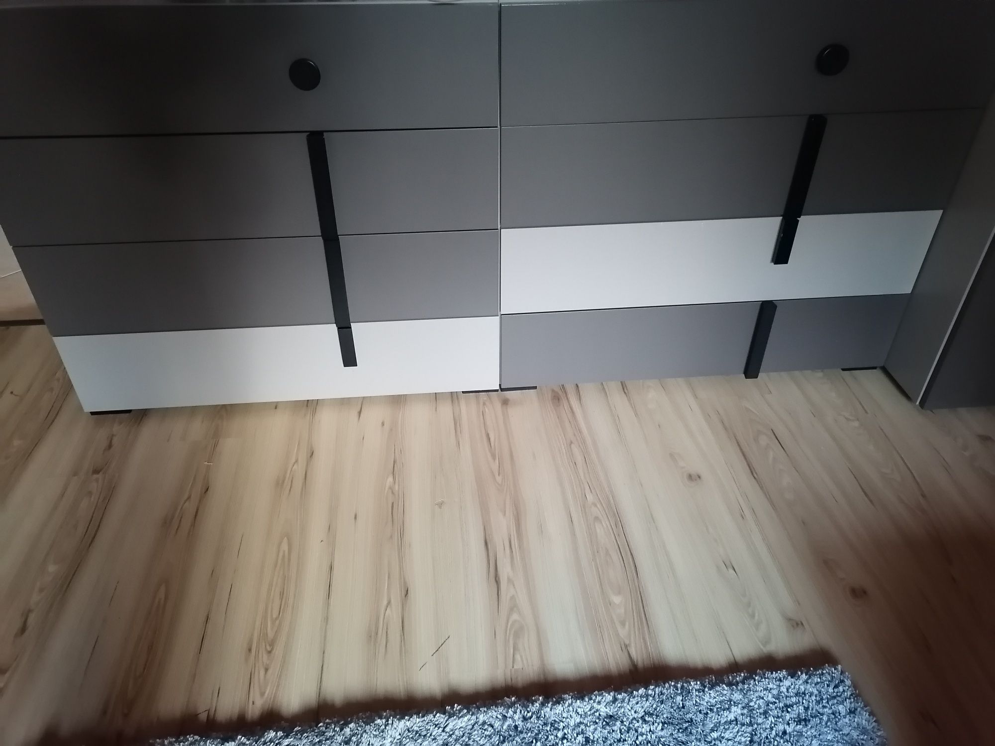 Meble młodzieżowe zestaw BlackRedWhite Nikko BRW transport
