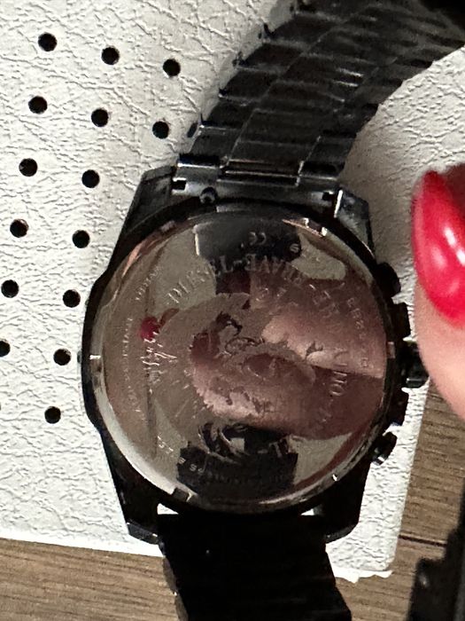 Diesel czarny męski zegarek super stan