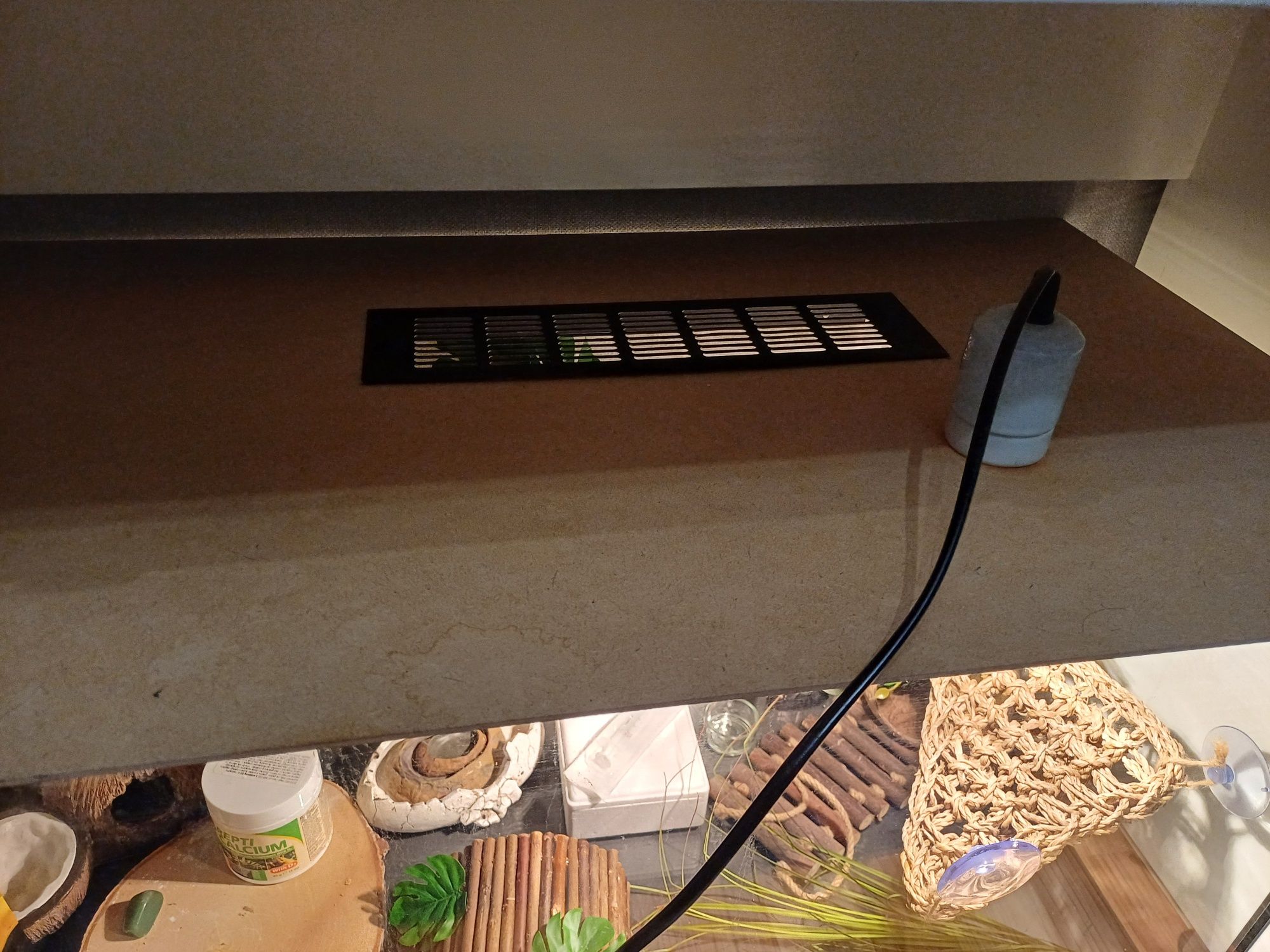 Terrarium po gekonie lamparcim - zestaw