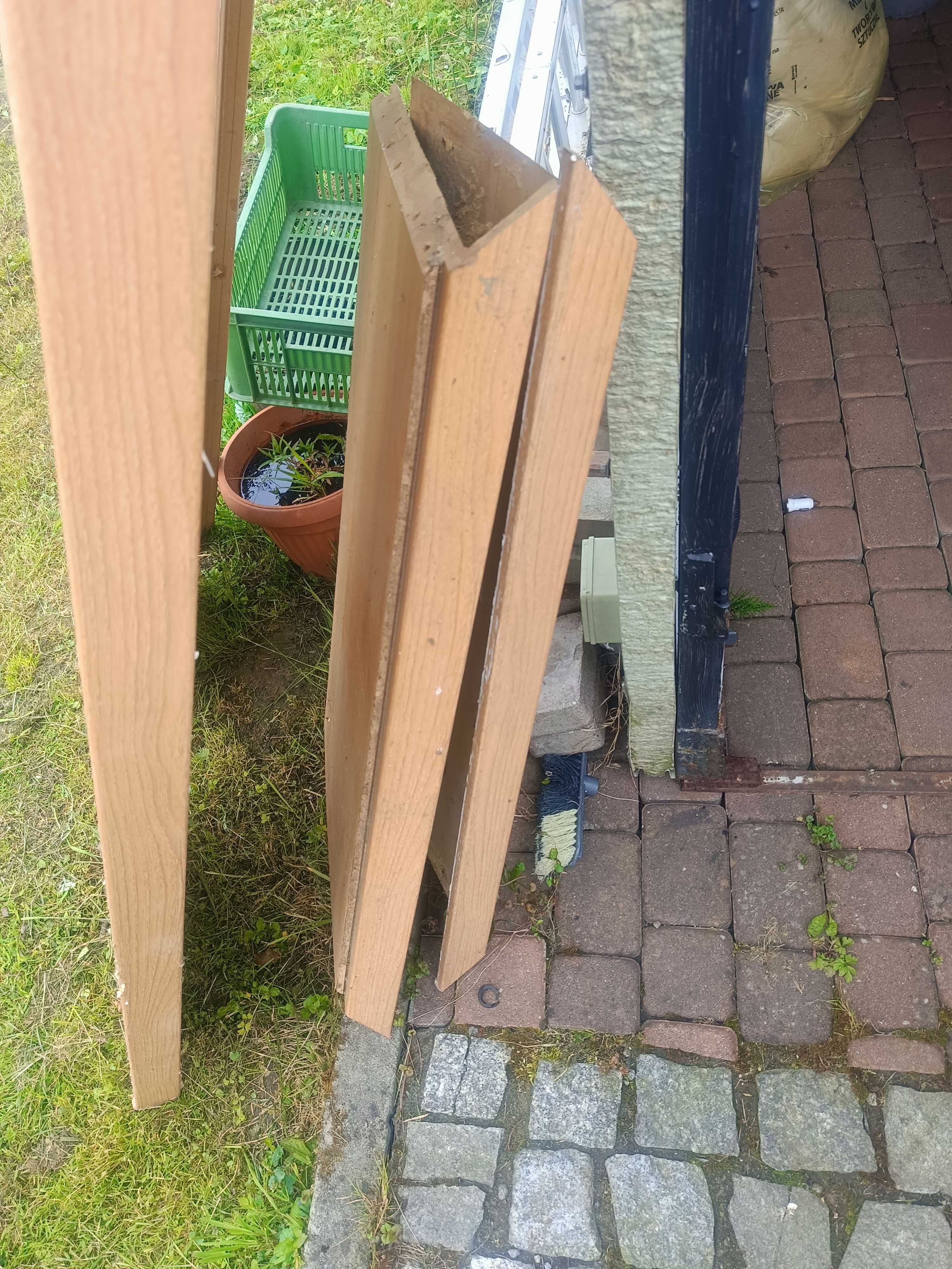 Drzwi wewnętrzne 200x95 / Z opaską / Komplet / Bardzo Ładne
