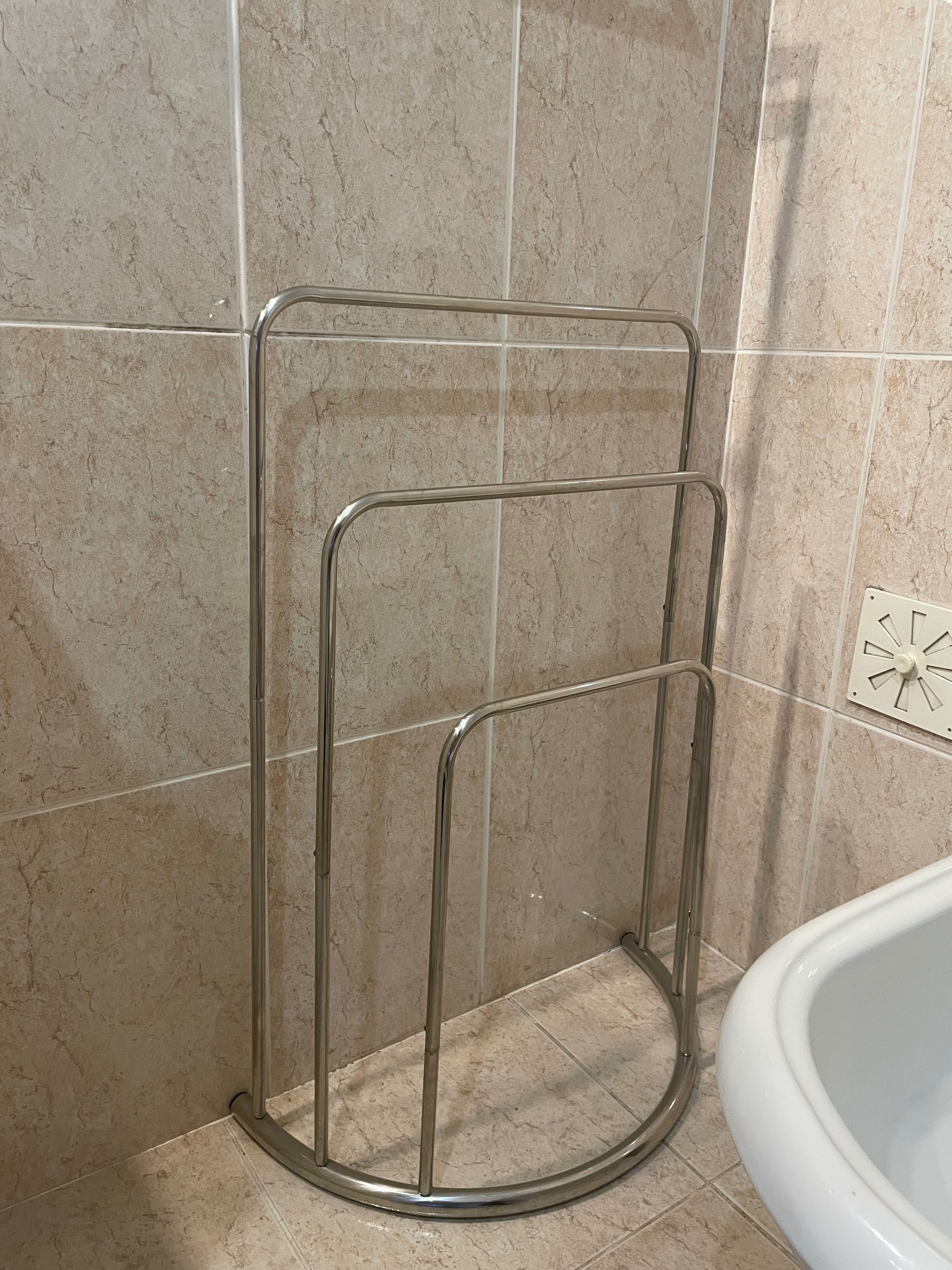 Toalheiro casa de banho inox