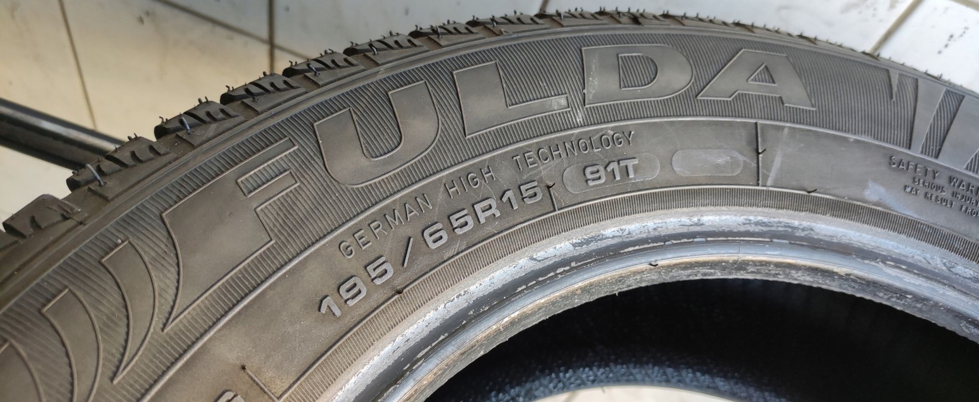 4x 195/65r15 Fulda Kristall Montero 3/91t Jak Nowe