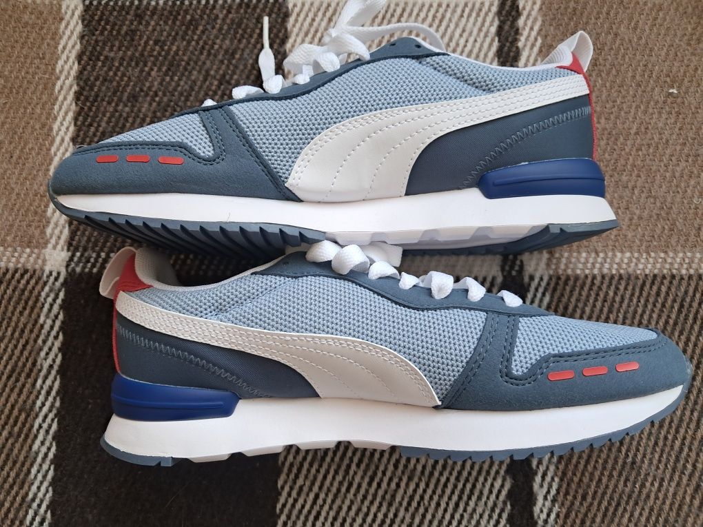 PUMA R78 SSneakers in Blue Wash/White/Evening Sky