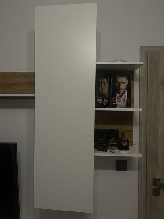 Meblościanka drewno+biała