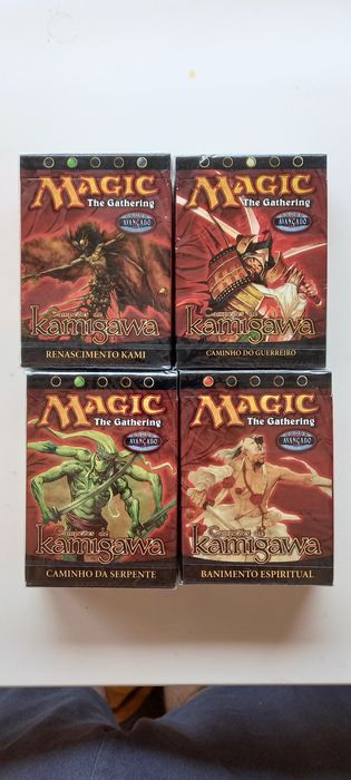 Decks selados magic the gathering champions of kamigawa cartas raras