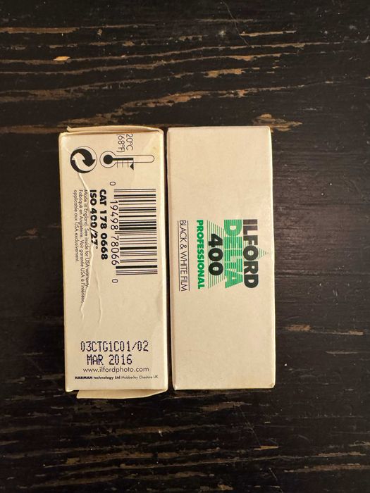 filmy ilford delta iso 400 format 120 rok 2016