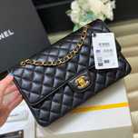 Oryginalna skórzana torba na ramię CHANEL cf25cm