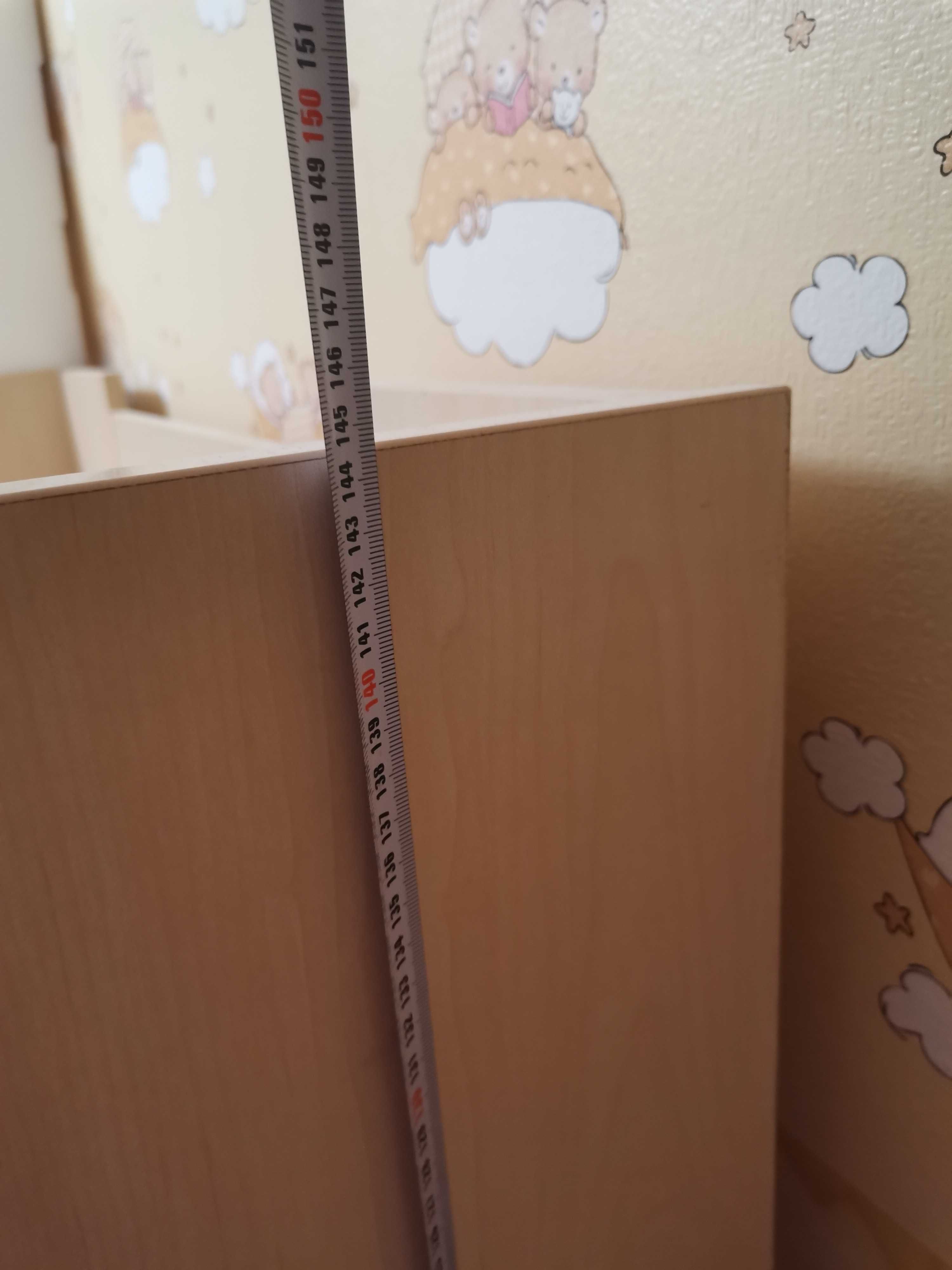 Duże biurko z nadstawką