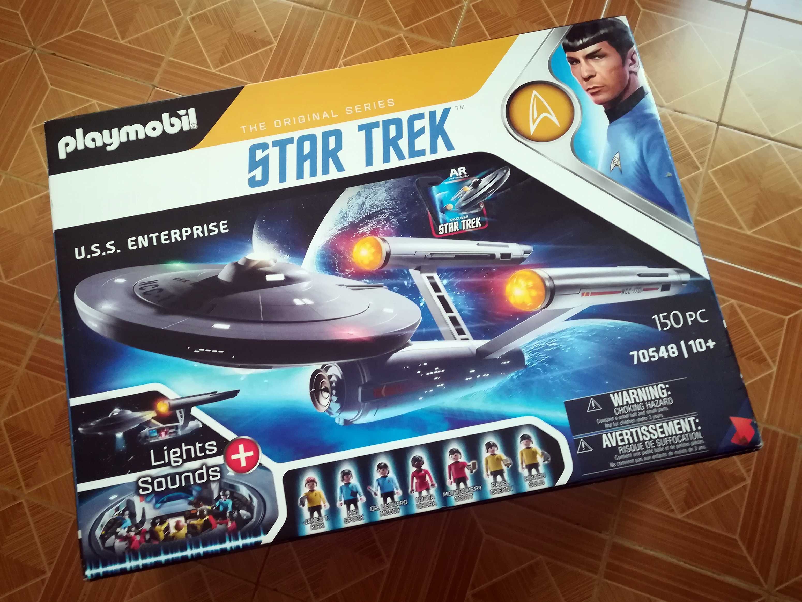 Playmobil Star Trek - réplica da nave USS Interprise