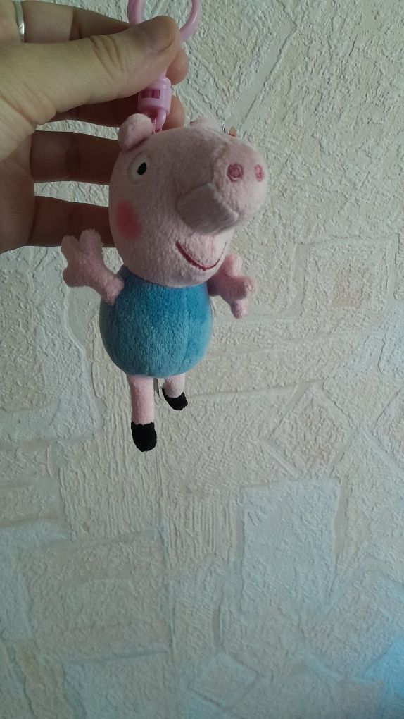 Брелок свинка peppa мягкая ty сша