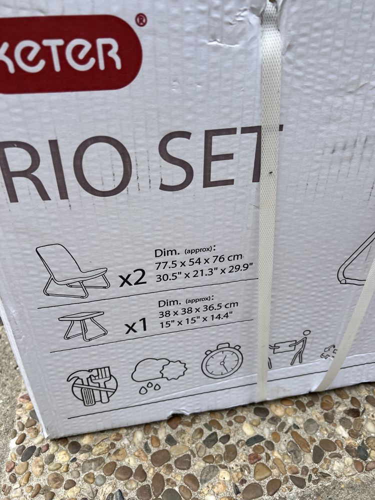 Conjunto de jardim relax NOVO