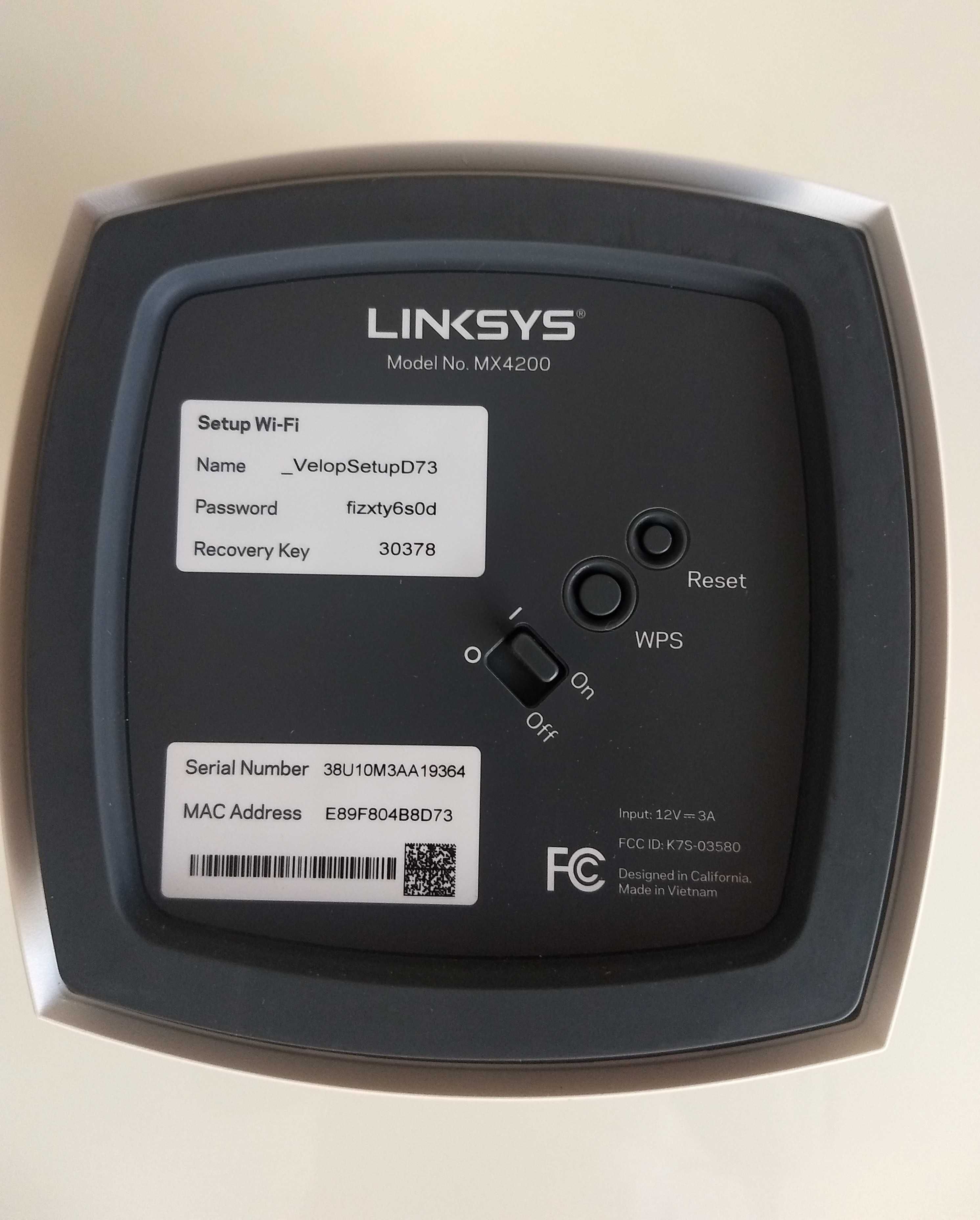 Роутер Linksys Velop MX4200