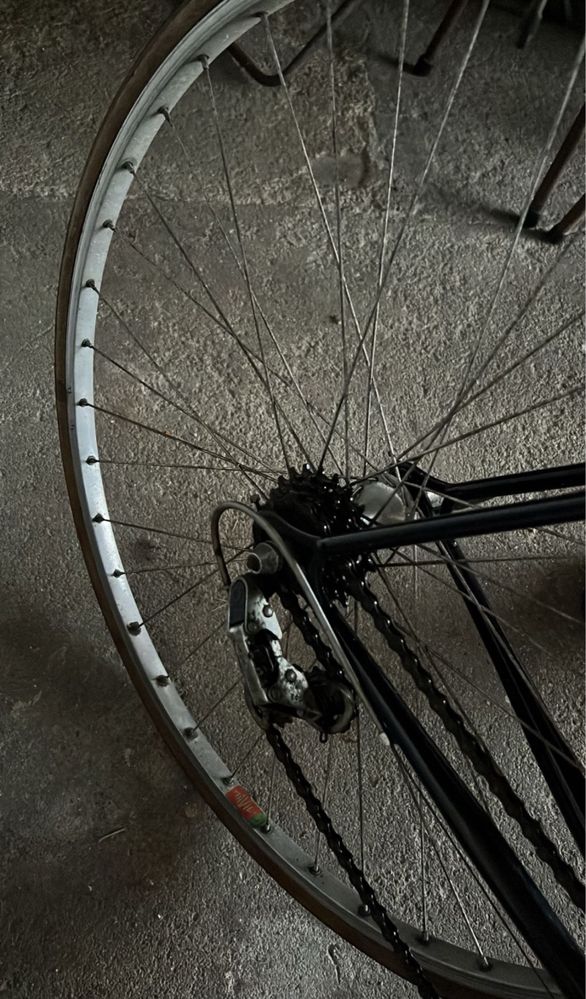 Bicicleta de corrida antiga
