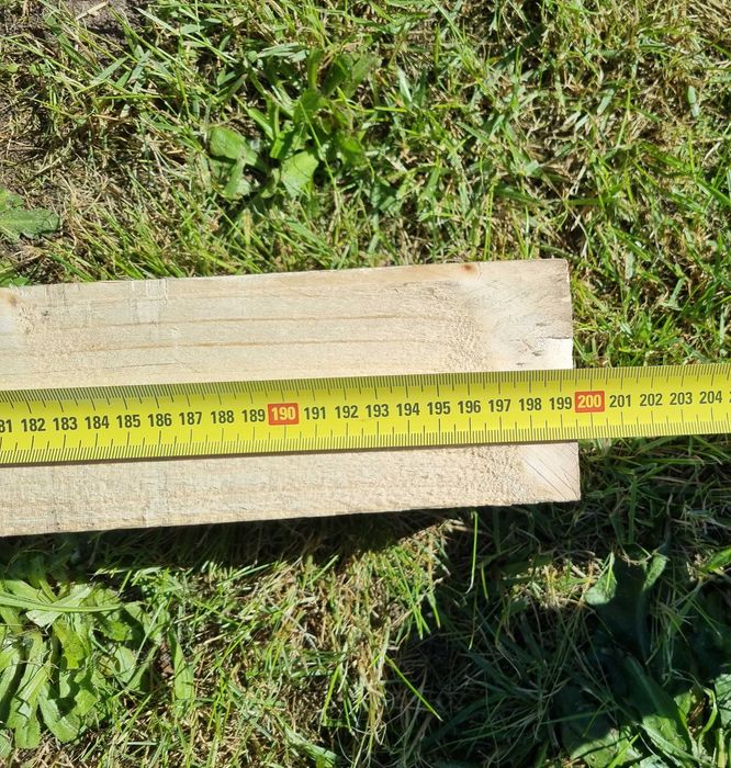 Kantowka słupek belka 8 x 8 dwumetrowa gładka