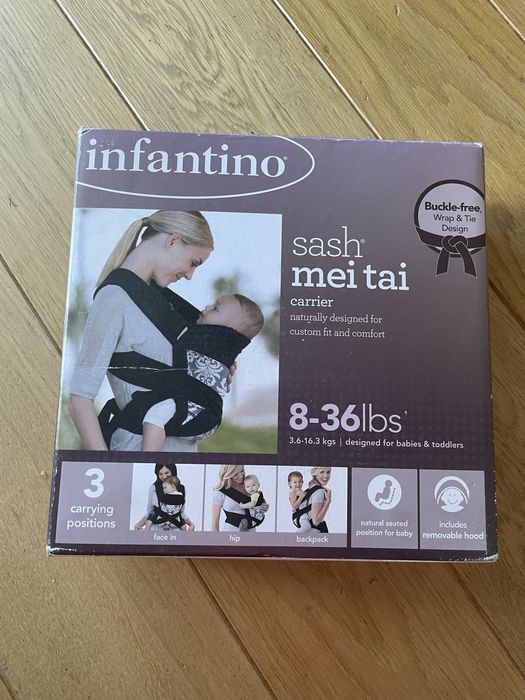 Nowe nosidełko ergonomiczne Infantino sash mei tai