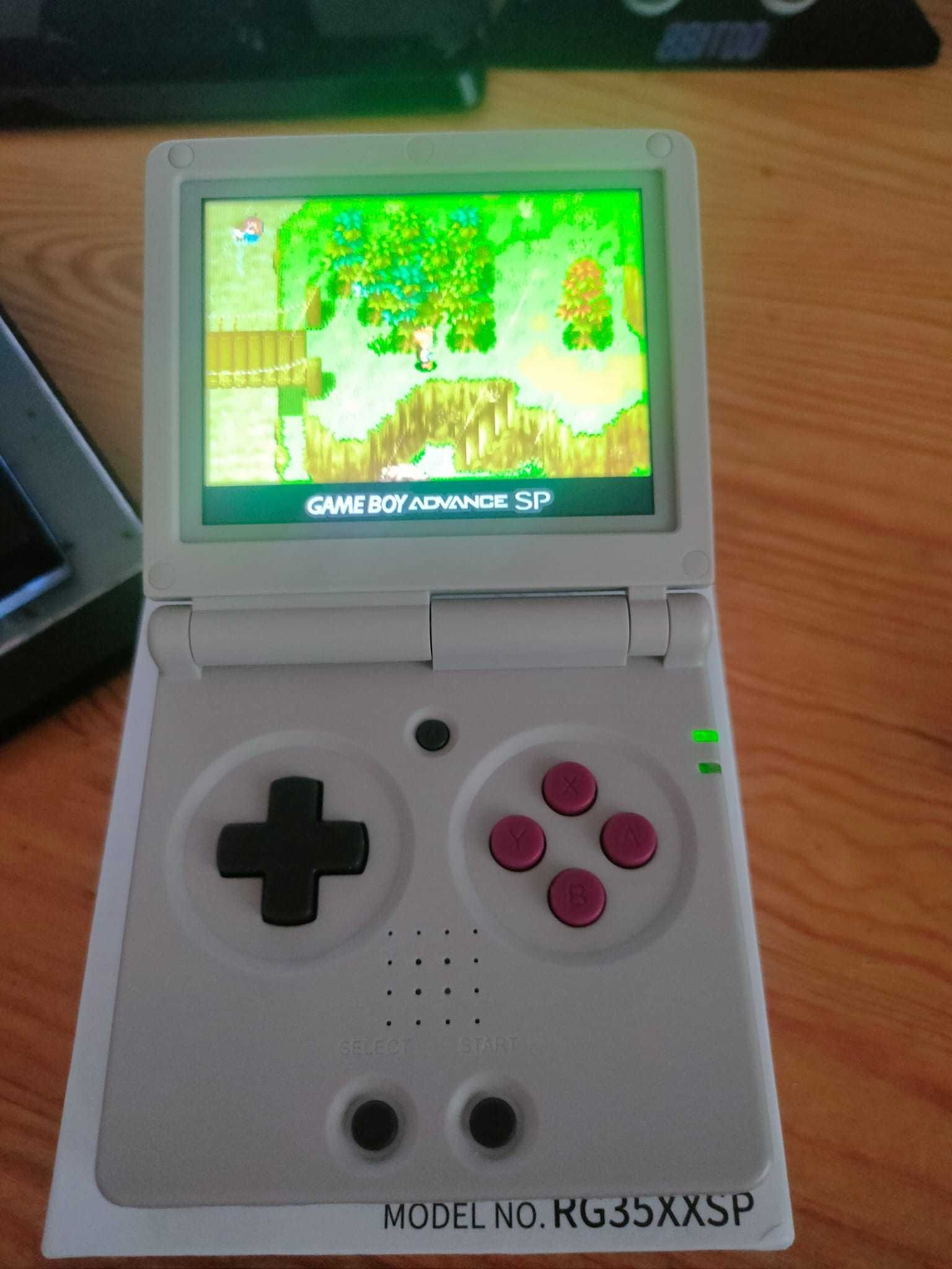 Konsola Anbernic rg35xx SP, szara / DMG, wersja rev 2, Knulli