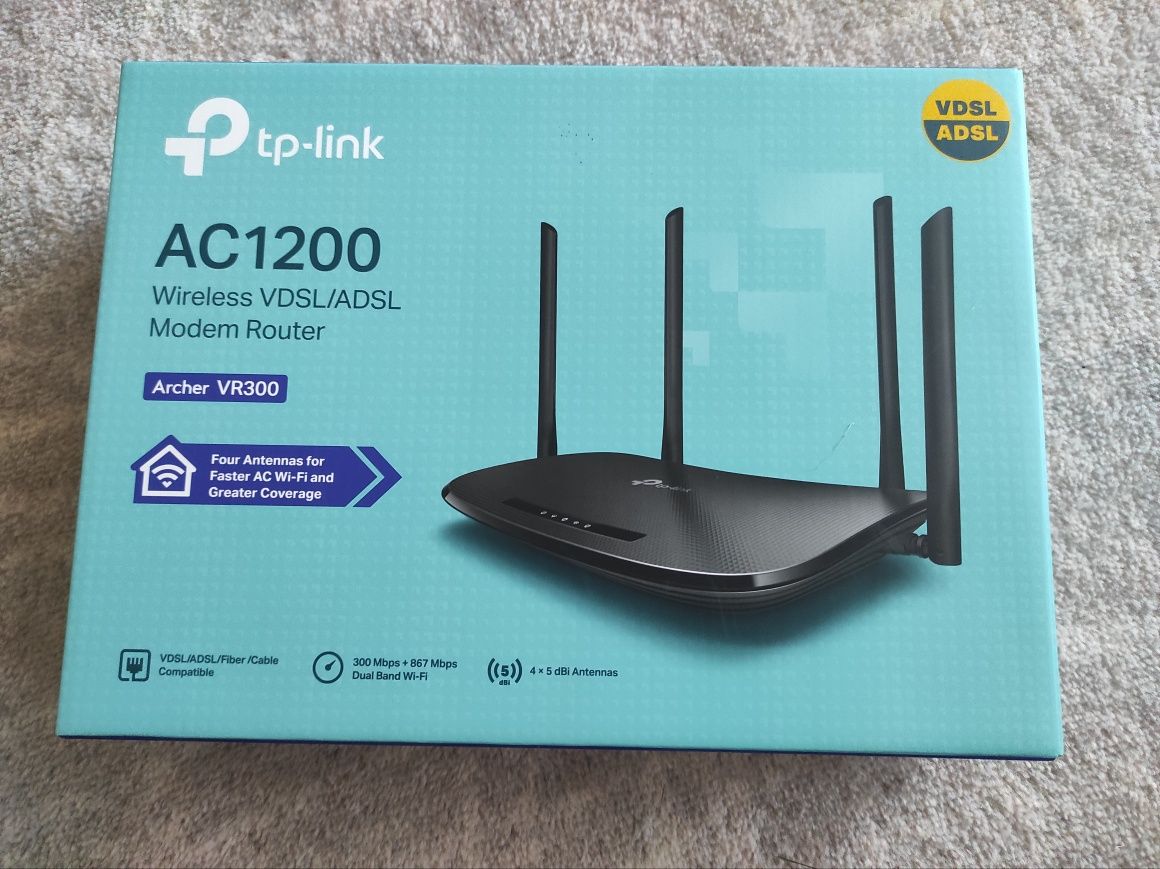 Router TP-LINK VR300 VDSL2 / ADSL2 AC1200