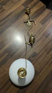 Lampa loft vintage z przeciwwagą kołowrotek lampa do salonu