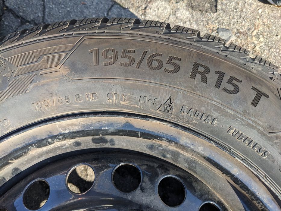 Колеса в зборі з зимовою гумою Barum Polaris 5 195/65/r15