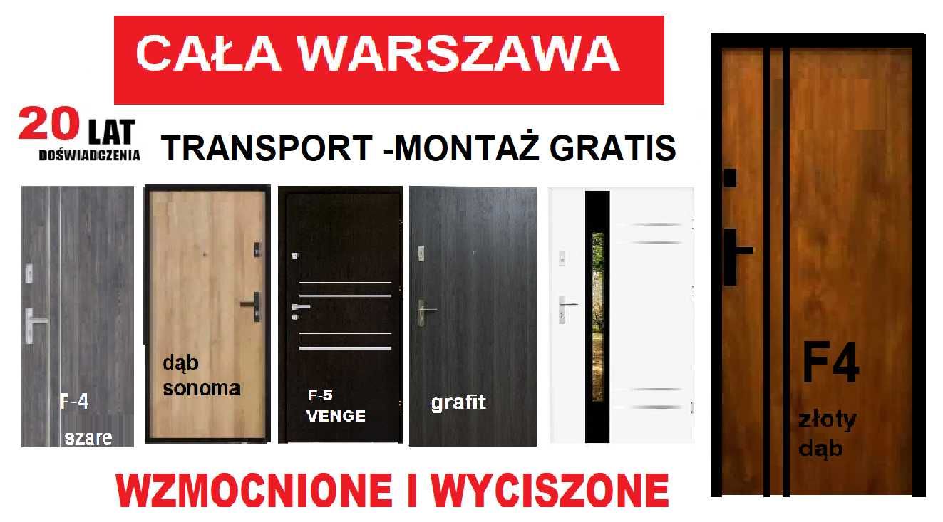 Drzwi ZEWNĘTRZNE-wewnątrzklatkowe z montażem do mieszkania w bloku