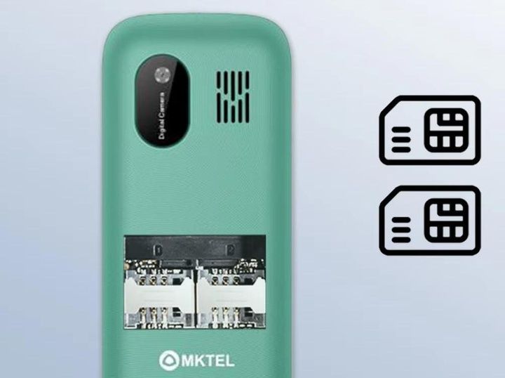 Кнопковий мобільний телефон MKTEL M2023 2SIM Micro SD card