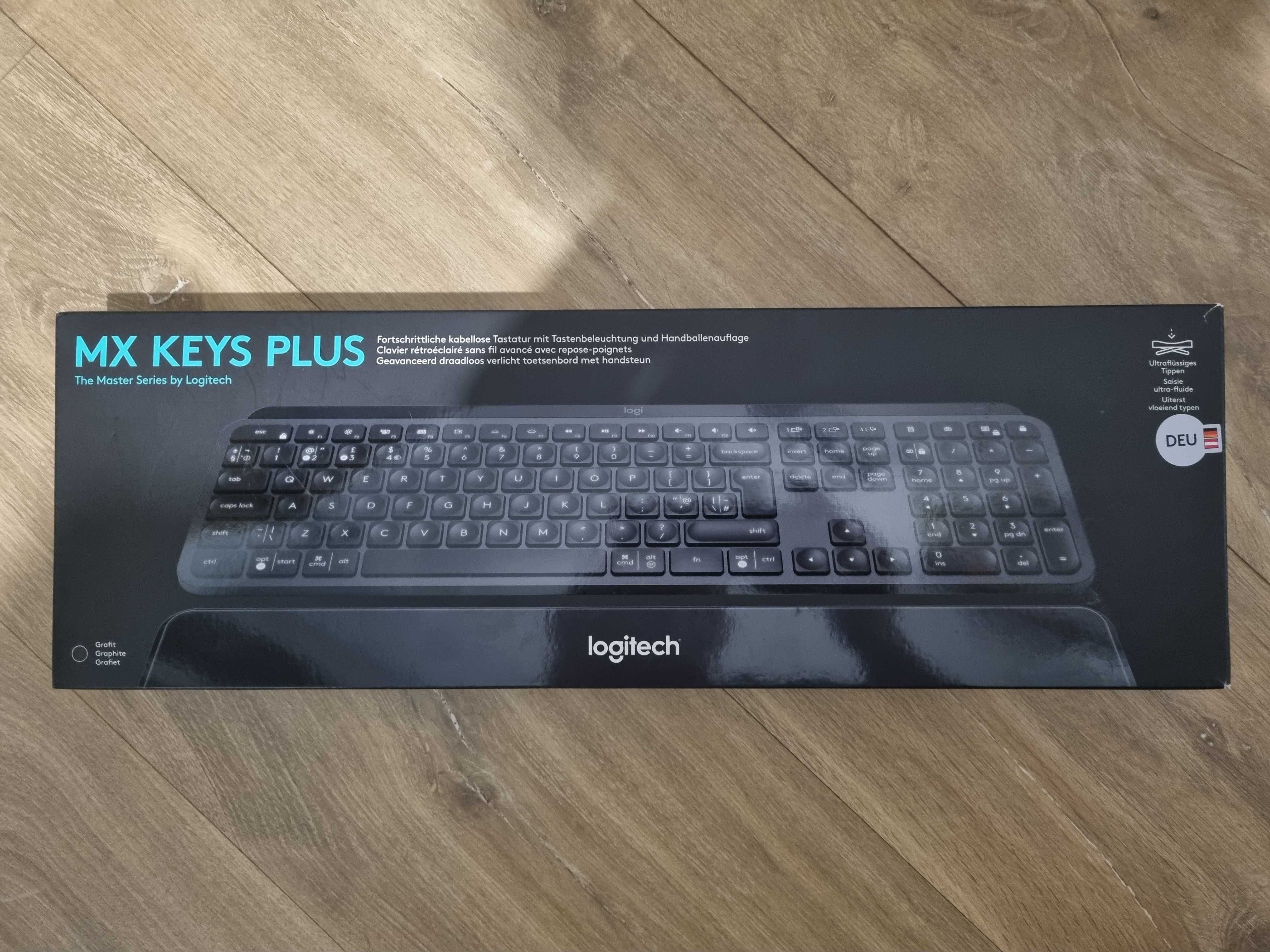 LOGITECH MX Keys Plus Grafitowy DEU