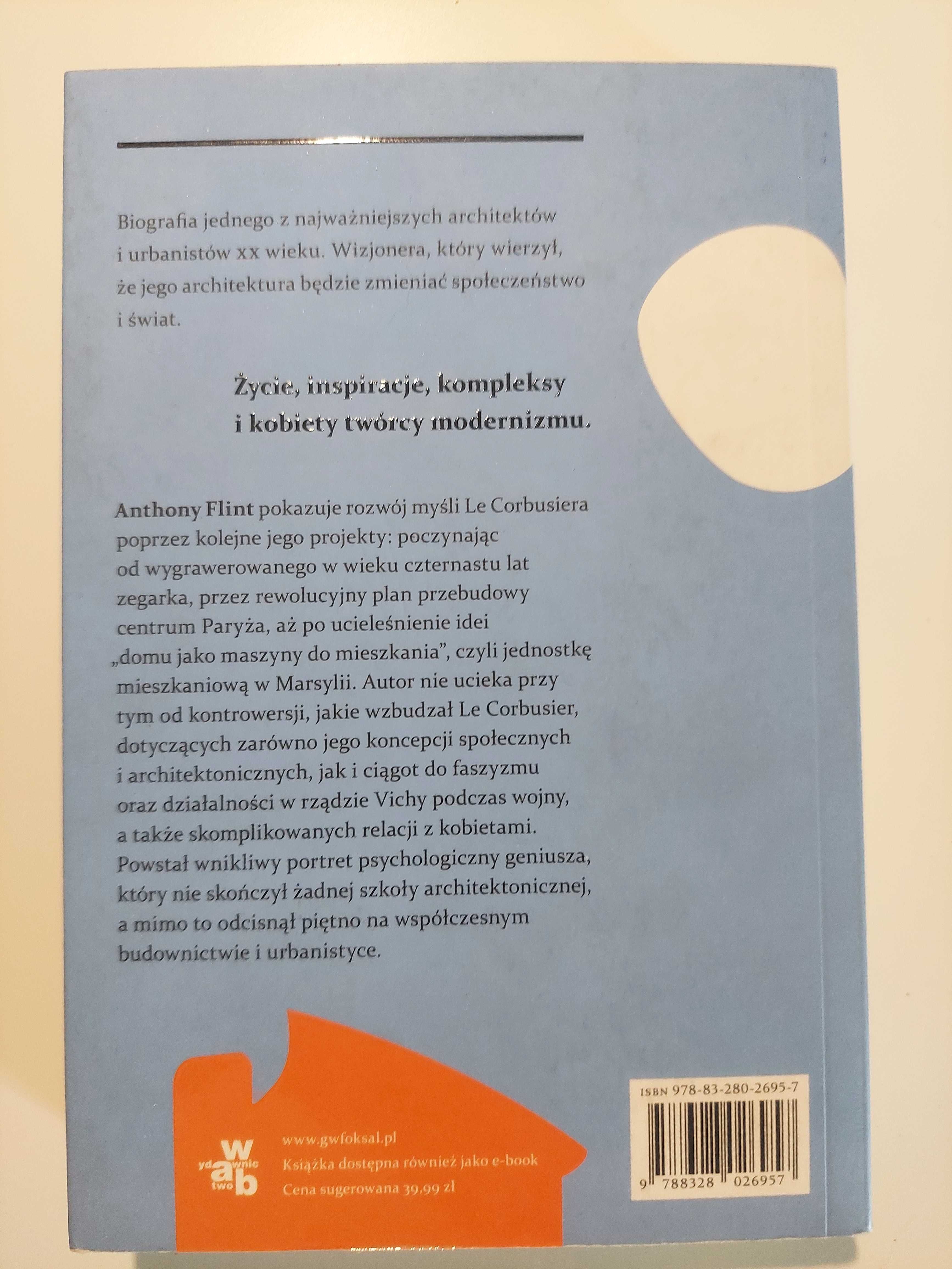 Książka Le Corbusier Architekt jutra - Anthony Flint
