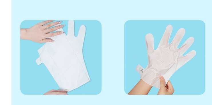 Подовжені рукавички-маска для рук з козячим молоком 90 мл