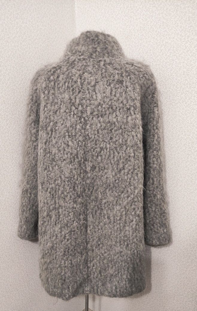 Nile  шерстяное пальто мохер теплое пальто винтаж  пальто альпака