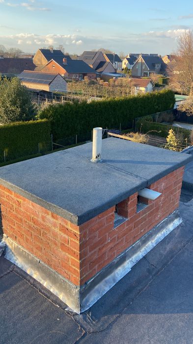 Dachy Plaskie. Pokrycie dachowe, papa termozgrzewalną