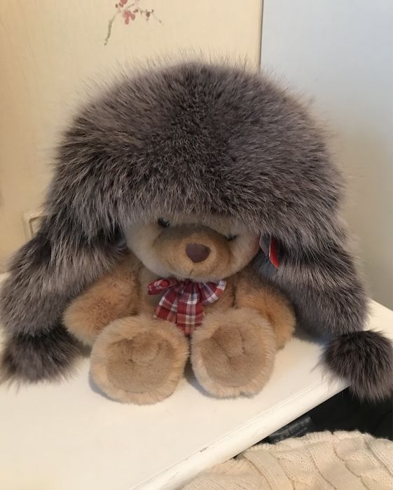 Шапка Ушанка чернобурка