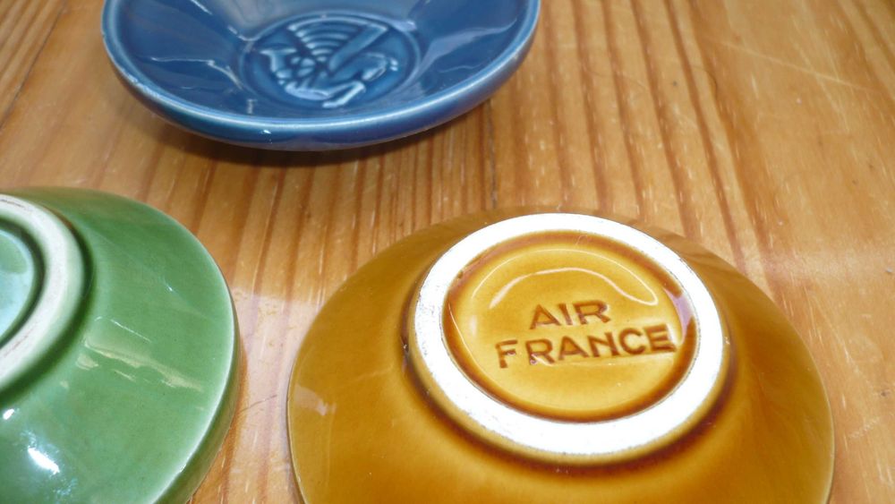 3 pequenas taças Air France - Antigas