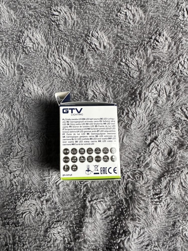 Żarówki led GTV GU10 10W 720lumen 25sztuk