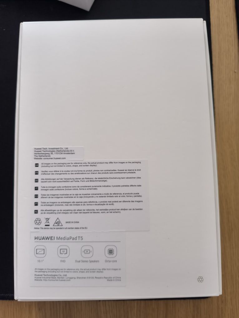 Tablet Huawei MediaPad T5 10.1" 2GB RAM 16GB ROM como novo