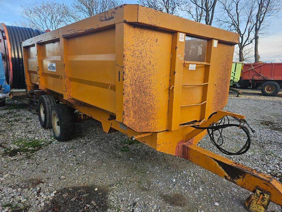 Przyczepa tandem wywrotka, skorupowa