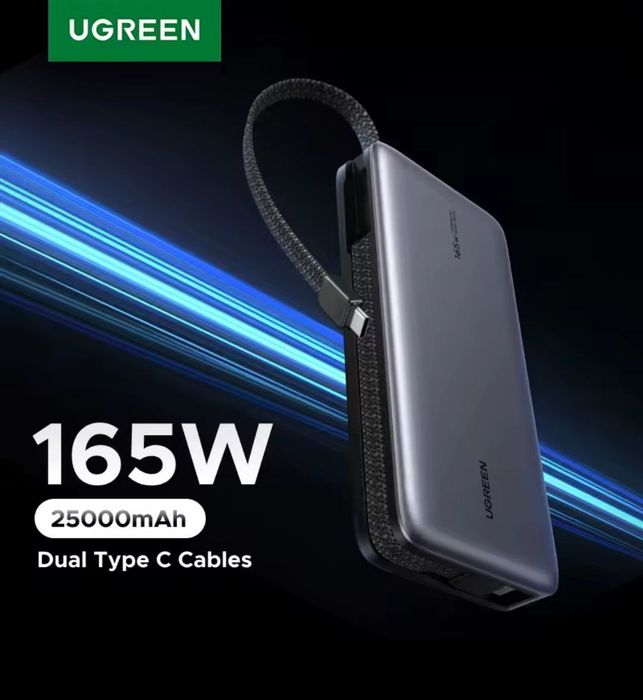 Мощный повербанк для ноутбука  Ugreen PB 552 Nexode 165, 145