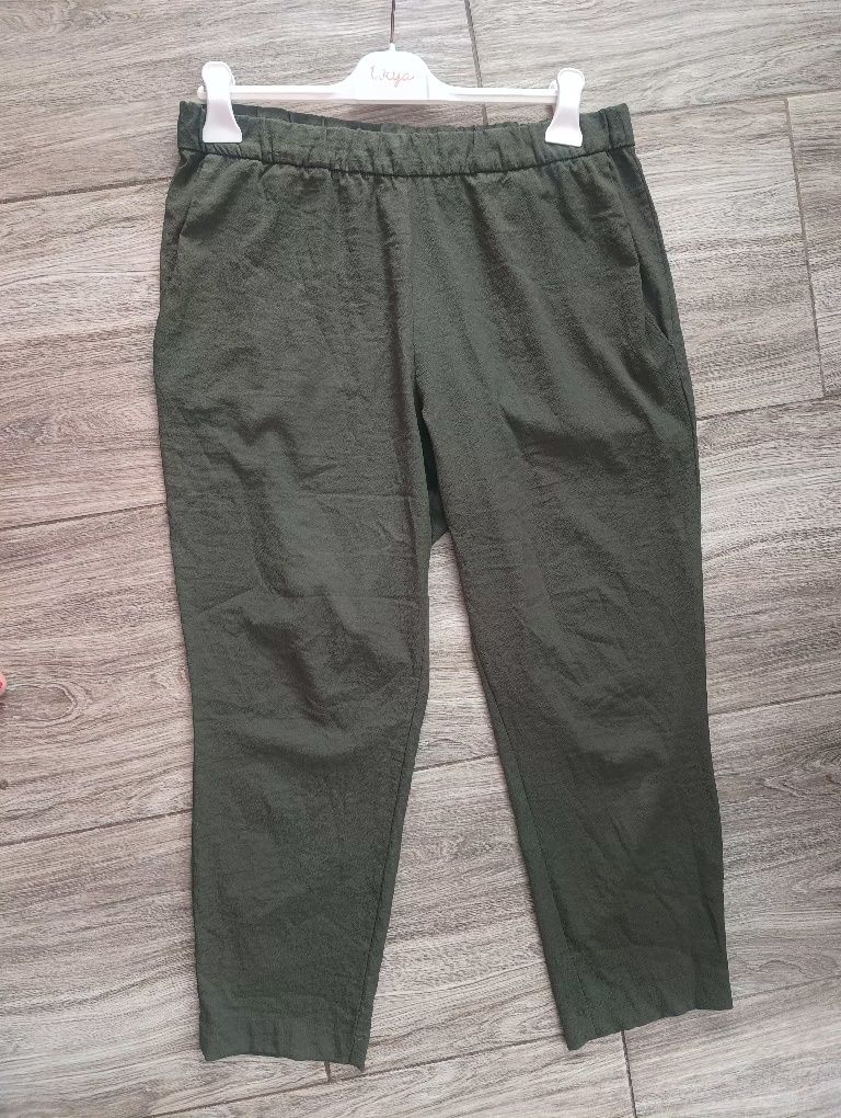 Spodnie h&M r44/46 khaki