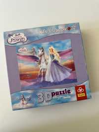 Puzzle Trefl Visual echo 3D Barbie magia Pegaza 72 el