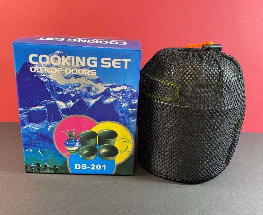Кемпинговый набор посуды 4 кастрюли з чохлом