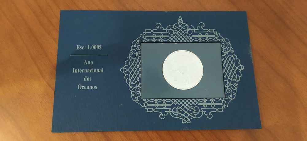 Moeda 1000 $ - Prata - Ano Internacional dos Oceanos
