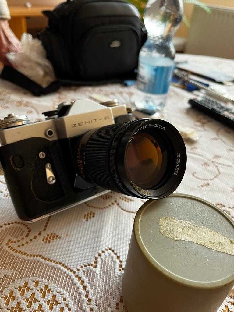 Aparat Zenit B + obiektyw Jupiter 37A