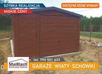 BLASZAK Drewnopodobny - Złoty Dąb - Garaże Blaszane - Maj-Blach
