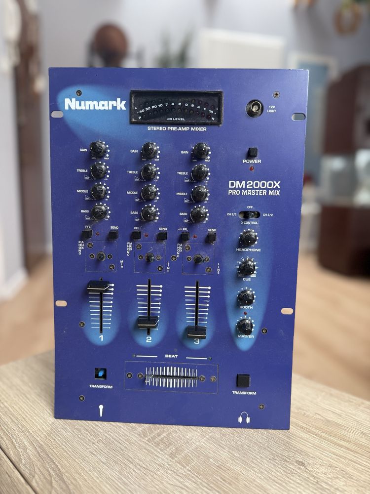 Mikser Numark Dm 2000 X Dj Mixer Pro Master Mix Scratch Crossfader Old