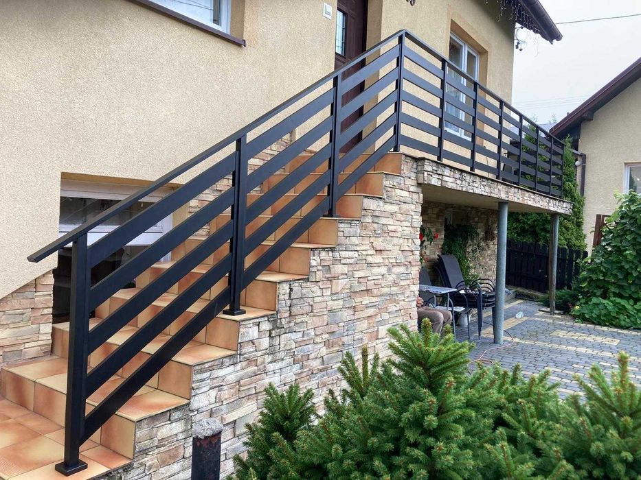 Balustrada balkonowa barierka balustrady balkonowe aluminiowa balkon