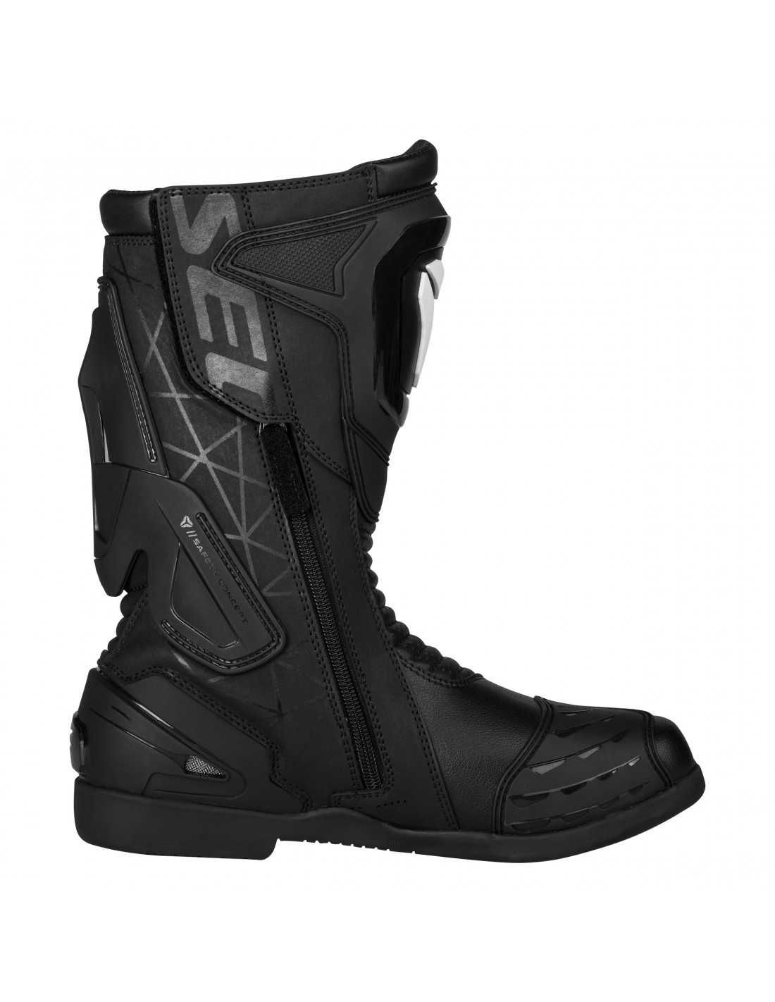 Buty motocyklowe długie,na ścigacza,sport,slidery SECA HYPER II BLACK