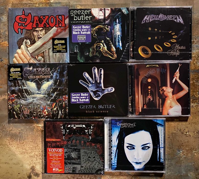 O Osbourne Black Sabbath Dio Saxon Megadeth Helloween Voivod