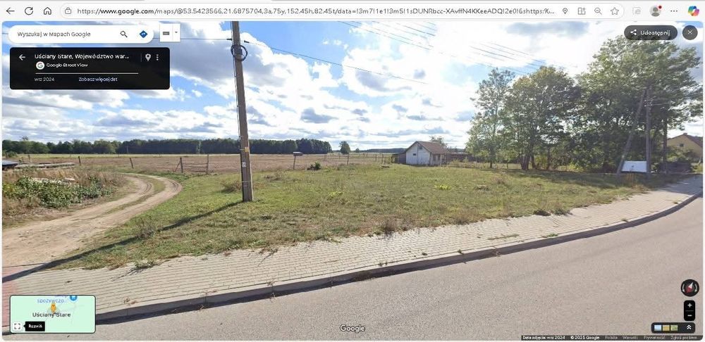 Działka 9 ar na Mazurach