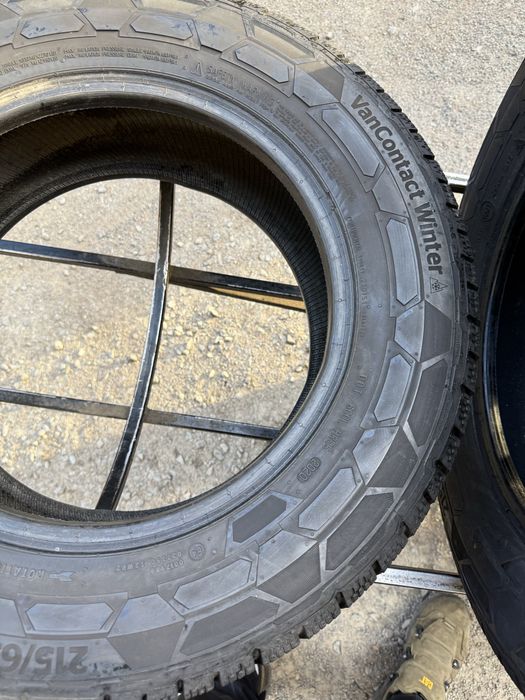 Шины БУ 215 65 R 16 C continental vancowinter зима грузовая