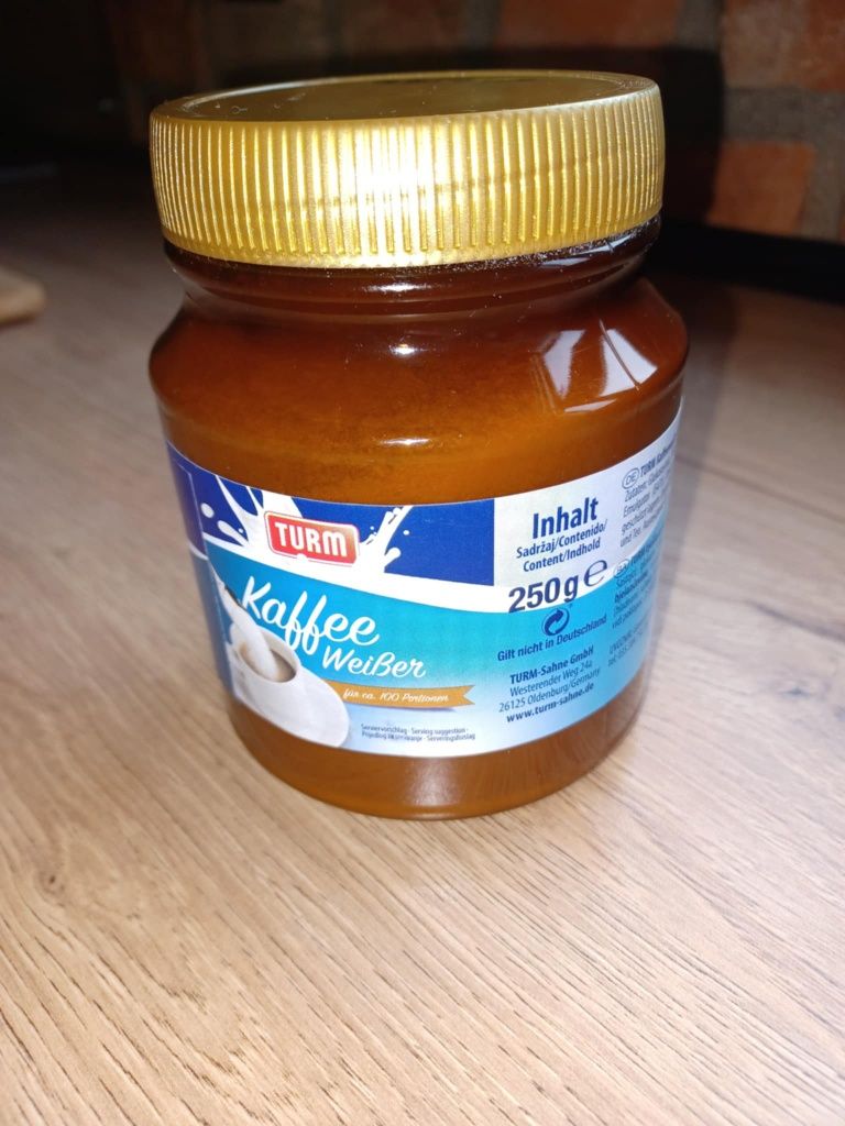 Oryginalna Niemiecka śmietanka do kawy Turm Oldenburger Kaffeeweißer